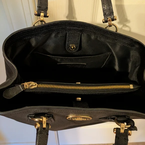 Coach Black Leather Bag - Picture 5 of 9